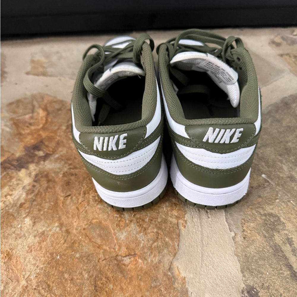Nike Olive and White Low-Top Sneakers - Picture 4 of 4